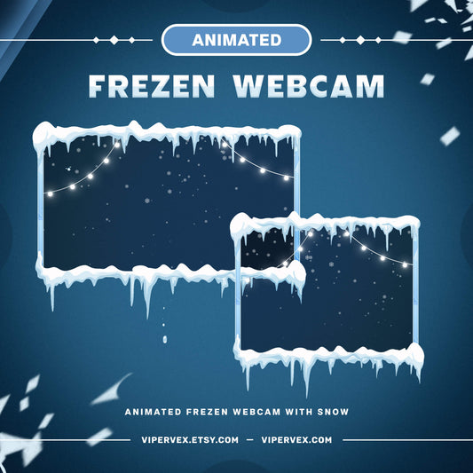 Christmas Animated Stream Webcam Snowflakes Fall And Lights